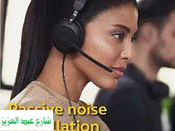 سماعة Jabra Evolve2 65 السلكية - كالجديدة! راحة فائقة و إضاءة أنيقة