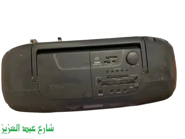 جهاز باناسونيك RX-DT401 الكلاسيكي: راديو وكاسيت مزدوج بحالة ممتازة!  Nostalgia meets Quality