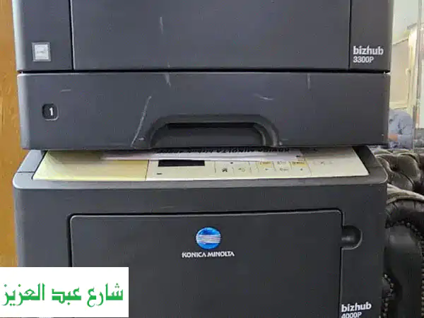 طابعات Konica Minolta Bizhub 3300P/4000P: إيجار وبيع - حلول...