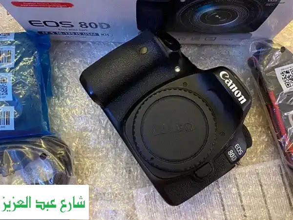 كاميرا كانون EOS 80D بحالة ممتازة + عدسات إضافية...