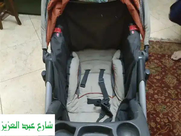 عربية أطفال جراكو Graco فاخرة بمستويين، فرامل، مساند أكواب، قابلة للطي! عرض خاص!