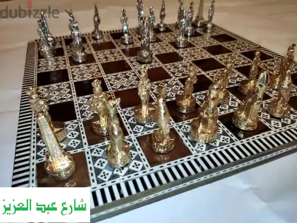 شطرنج صدف طبيعي لوكس