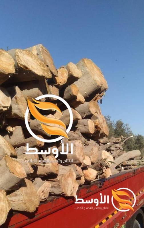 حطب الزيتون لغرض المشاوي للتصدير