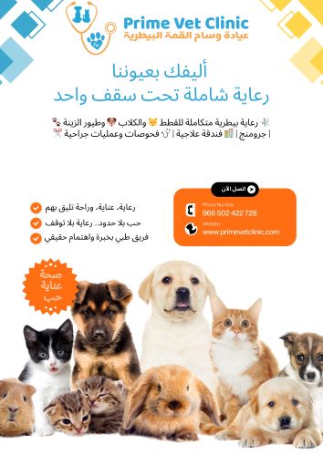 	Prime Vet Clinic | عيادة وسام القمة البيطرية 