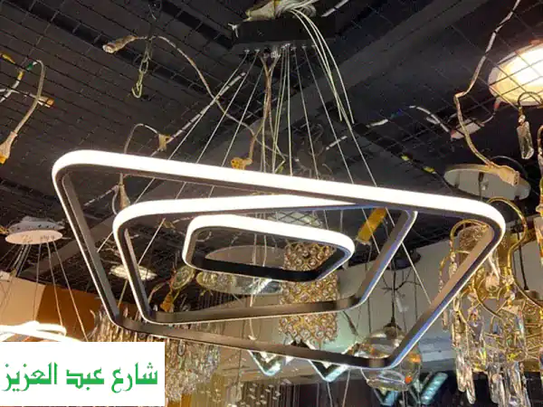 نجفة مودرن LED بريموت و3 ألوان | أضف لمسة فخامة...