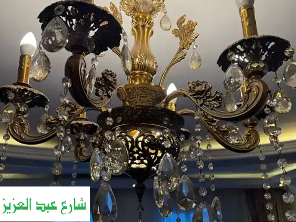 نجف نحاس مودرن للبيع | 3 قطع 