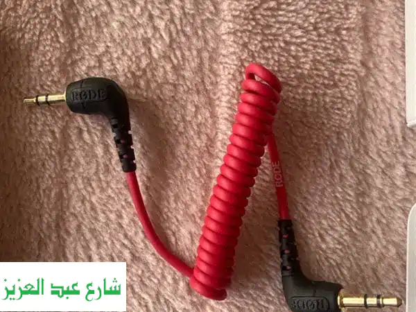 فرصة لا تعوض: مايك RØDE VideoMicro الأصلي (بحالة الزيرو) + محول أبل لايتنينج | صوت احترافي لمحتواك وفلوجاتك!