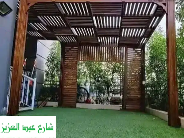 برجولات هاشم: خشب وحديد بأقل سعر في مصر! تصميمات...