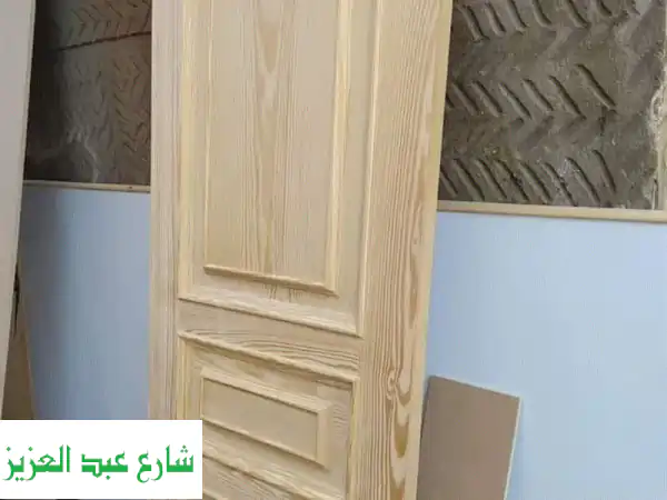 أبواب منزلية فاخرة وعصرية: غرف، حمامات، داخلية وخارجية - جودة عالية ومقاسات مخصصة