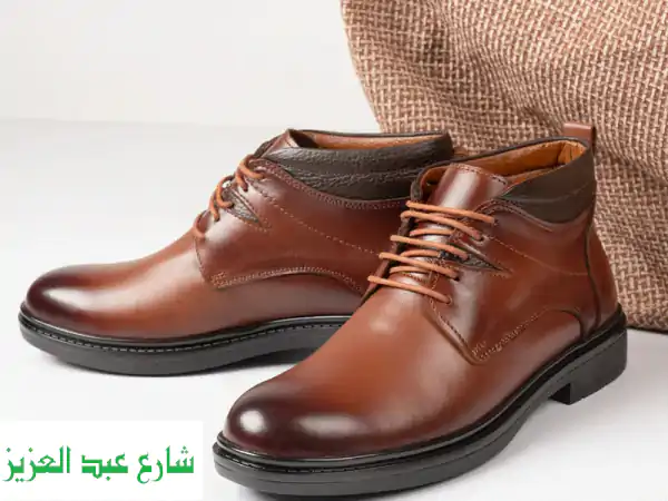 حذاء هاف M30 جلد طبيعي درجة أولى: أناقة، راحة، تلبيس مثالي!