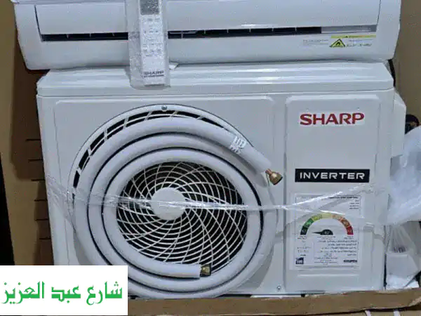 تكييف شارب انفرتر 2024 بارد ساخن بأقل سعر 23,500 شامل التركيب | توفير 60% كهرباء | معرض الحمد