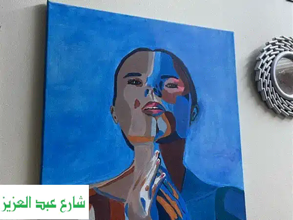 لوحات فنية كانفاس مرسومة يدوياً | أضف لمسة...