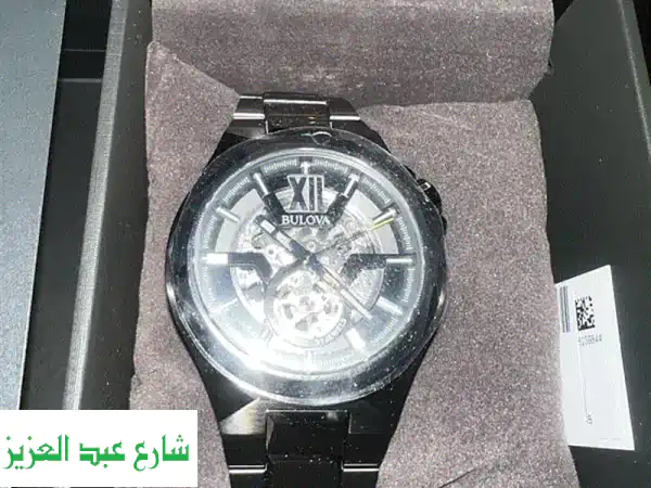 تألق بساعة Bulova Maquina Classic الرجالية الأوتوماتيكية -...