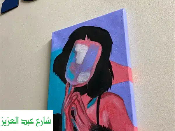 لوحات فنية كانفاس مرسومة يدوياً | أضف لمسة إبداعية فريدة لديكورك