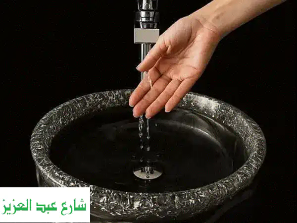 حوض ريزين فاخر لحمامك | لمسة Alabaster: أناقة دائمة، مقاومة لا مثيل لها