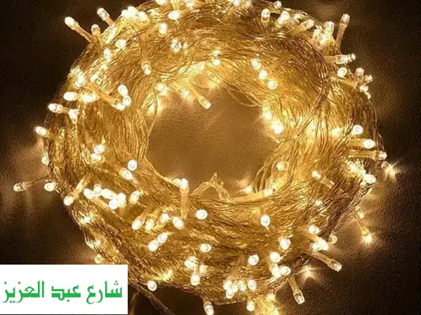 أضواء زينة LED ساحرة (100 لمبة) - إضاءة ديكور سهلة لمنزلك!