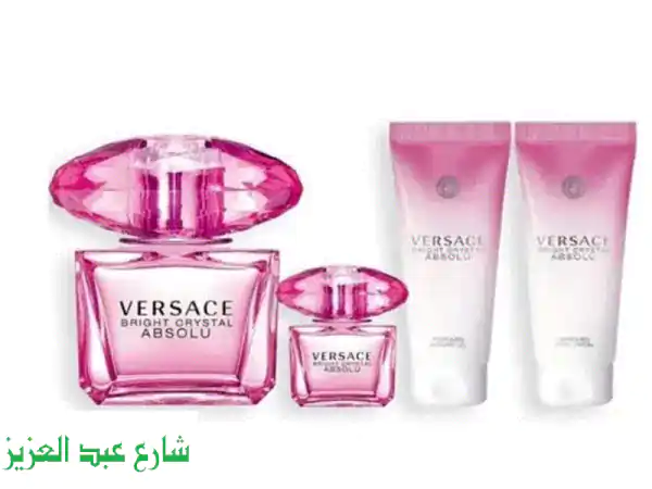 طقم Versace Bright Crystal Absolu النسائي الفاخر: أناقة،...