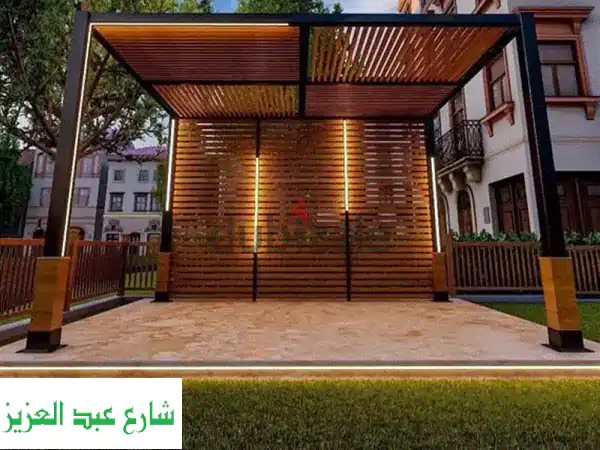 برجولات خشبية حديثة 2024: تصاميم عصرية وجودة...