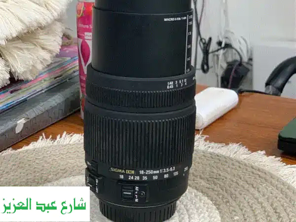 فرصة ذهبية: عدسة Sigma DC 18-250mm HSM - زوم جبار بسعر لا...