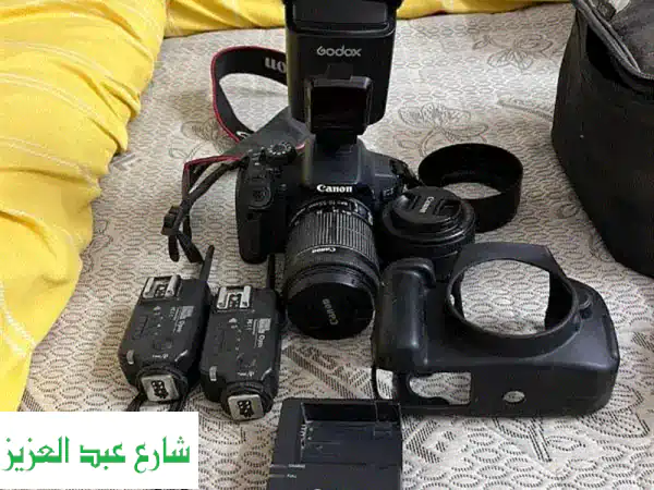 فرصة للمصورين: كاميرا Canon 700D احترافية كاملة...