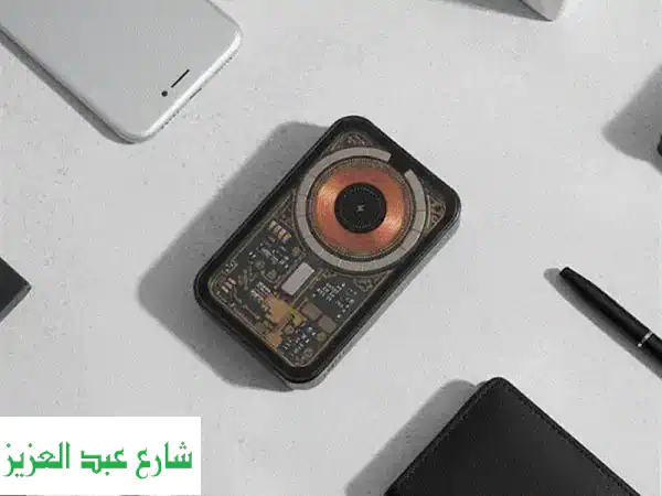 باور بانك Tera Volt المغناطيسي اللاسلكي: تصميم شفاف، شحن فائق السرعة MagSafe!