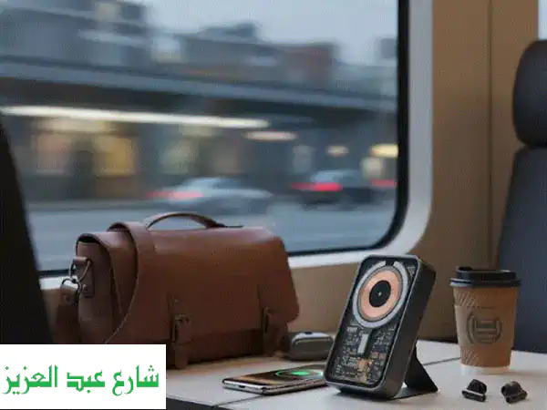 باور بانك Tera Volt المغناطيسي اللاسلكي: تصميم شفاف،...