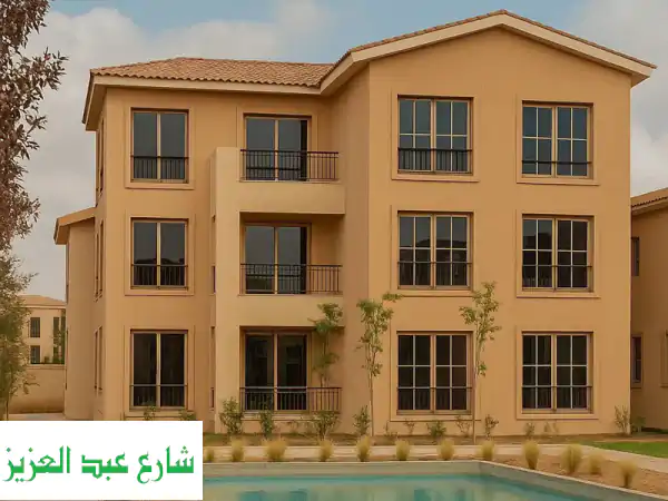 فرصة ذهبية: بنتهاوس فاخر 180م + رووف 120م بكمبوند...