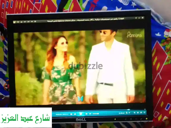 شاشة كمبيوتر ديل أمريكى اصلى  بحالة ممتازة بدون...