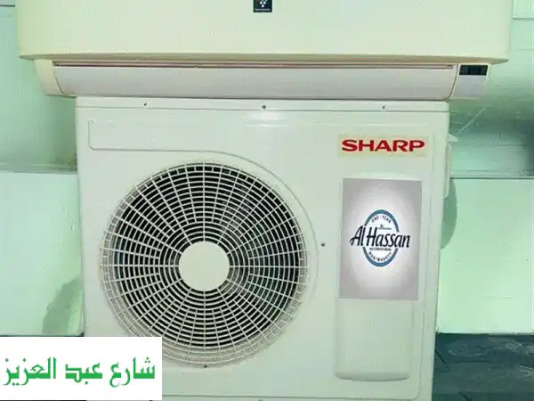تكييف شارب 3 حصان بالتركيب والضمان: بارد ساخن...