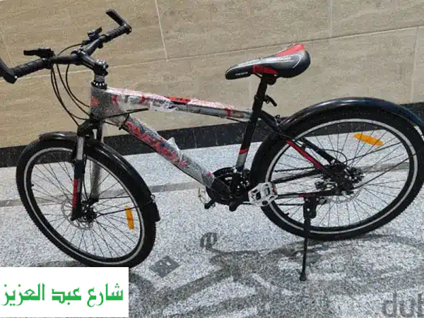 دراجات جبلية جديدة مقاس 26: انطلق بمغامرتك! (سرعات وبدون) - فرامل ديسك، فريم ألومنيوم، توصيل للمنزل