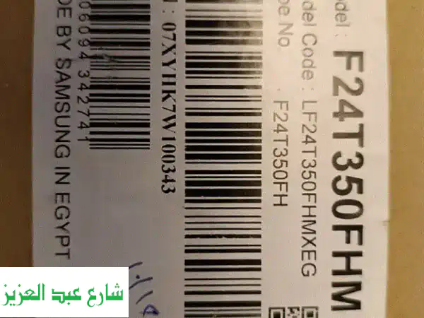 فرصة ذهبية: شاشة سامسونج 24 بوصة F24T350 FH جديدة تمامًا (تلفزيون وكمبيوتر) لم تُفتح!