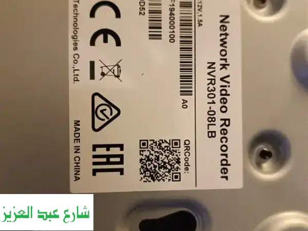 أمانك بـ4K! جهاز NVR UNV 8 قنوات (كسر زيرو) لمراقبة...