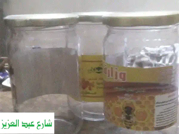 فرصة ذهبية: علب عسل فارغة (زجاج 3ج | بلاستيك 0.5ج)...