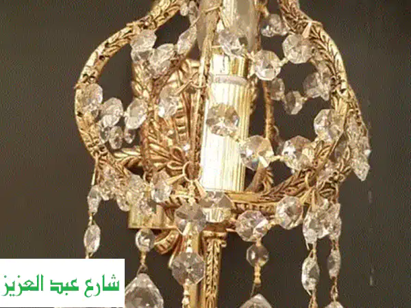 🌟 فرصة ذهبية: 3 نجف كريستال عصفور أصلي و 2 ابليك...