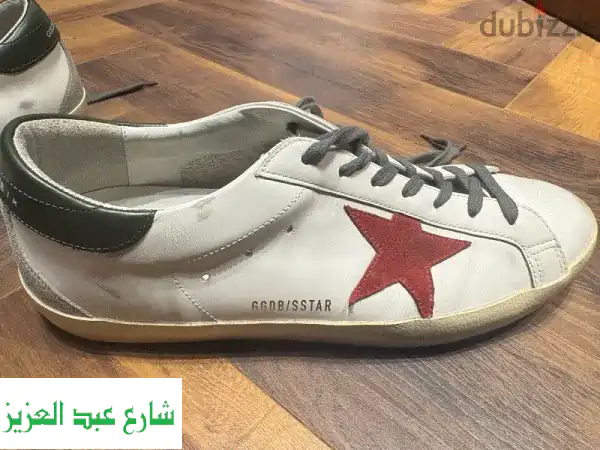 فرصة ذهبية: حذاء Golden Goose Superstar (GG Superstar) أصلي - لبسة واحدة فقط - من ميلان | 450$