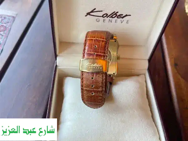 امتلك تحفة الزمن: ساعة Kolber-Geneve الأوتوماتيكية السويسرية الفاخرة للرجال | تصميم فنتج بميكانيكية ظاهرة