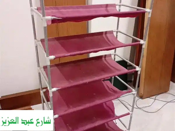 ترولي 8 أدوار متعدد الاستخدام: تنظيم منزلك أسهل وأذكى! | استعمال شهر بحالة الجديد 🤩