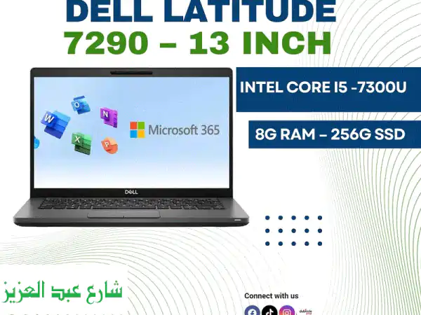 DELL Latitude 7290: لابتوب العمر! قوة i5، خفيف، سريع |...