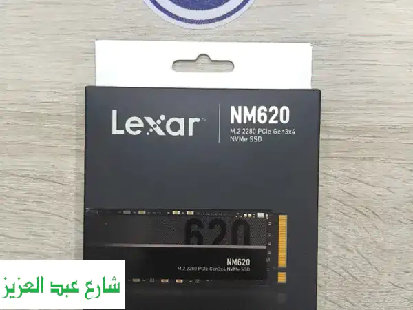 🚀 Lexar NM620 NVMe SSD 512GB: سرعة خيالية 3500MB/s لألعابك وعملك!...