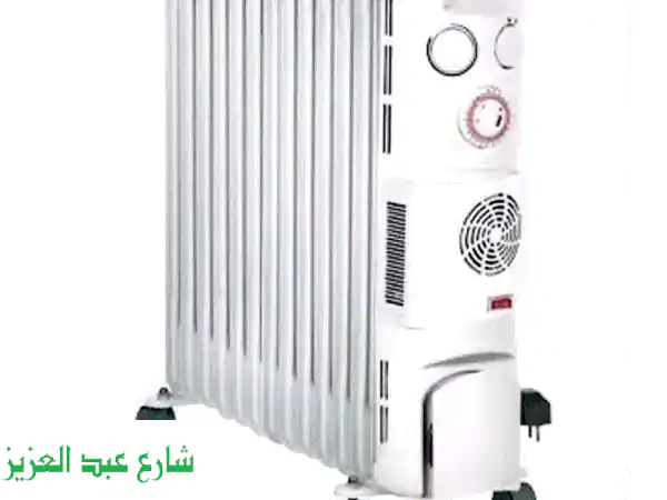 انسَ برد الشتاء! دفاية زيت Universal 2500W (13 ريشة) - دفء...