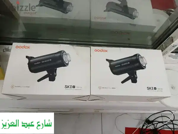 فرصة! معدات إضاءة استوديو Godox احترافية للبيع (SK400 II,...