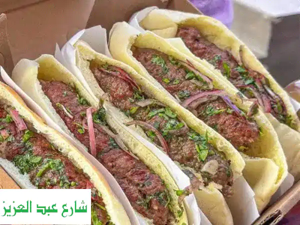 جرب أحلى ساندويتشات حاتي هتشوفها ش كفتة مشوية فحم...