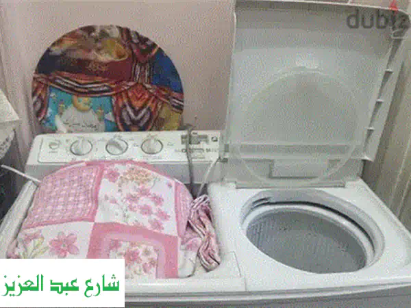 فرصة لا تعوض! غسالة توشيبا 8 ك مستعملة بحالة ممتازة - بضمان سنة وتوصيل وتركيب مجاني في الجيزة!