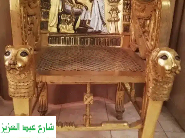 عرش توت عنخ آمون الأسطوري: تحفة فرعونية بالحجم الكامل...