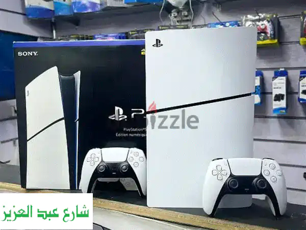 بلايستيشن 5 سليم ديجيتال (PS5 Slim Digital) كسر زيرو بضمان سنة...