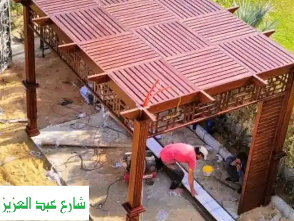 برجولة خشب سويدي فلندي فاخرة: جمال يدوم لسنوات...