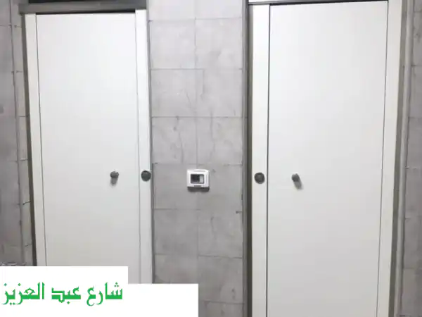 جولدن هاوس: قواطع حمامات HPL وكوريان | استيراد، تصنيع، تركيب