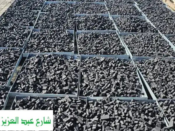 فحم النخلة الذهبية: ملك الجلسات والنكهات! احتراق...