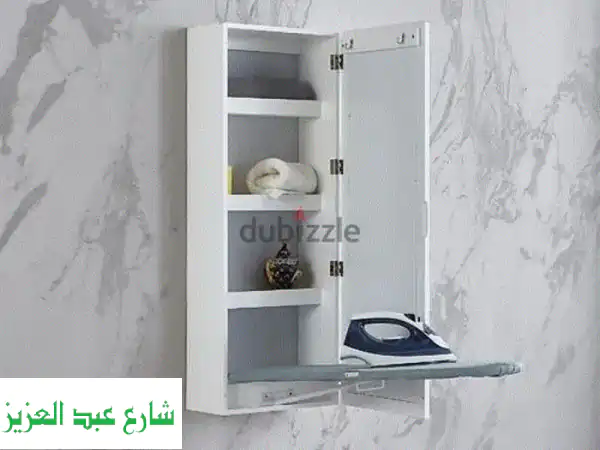 وحدة كي مدمجة قابلة للطي: خزانة حائط أنيقة توفر المساحة وتحول منزلك لعمل فني!