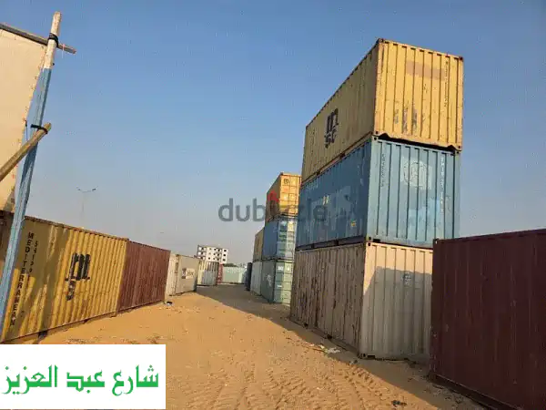 حاويات للبيع بالقاهرة: 6 و 12 متر | أسعار تجارية لا...